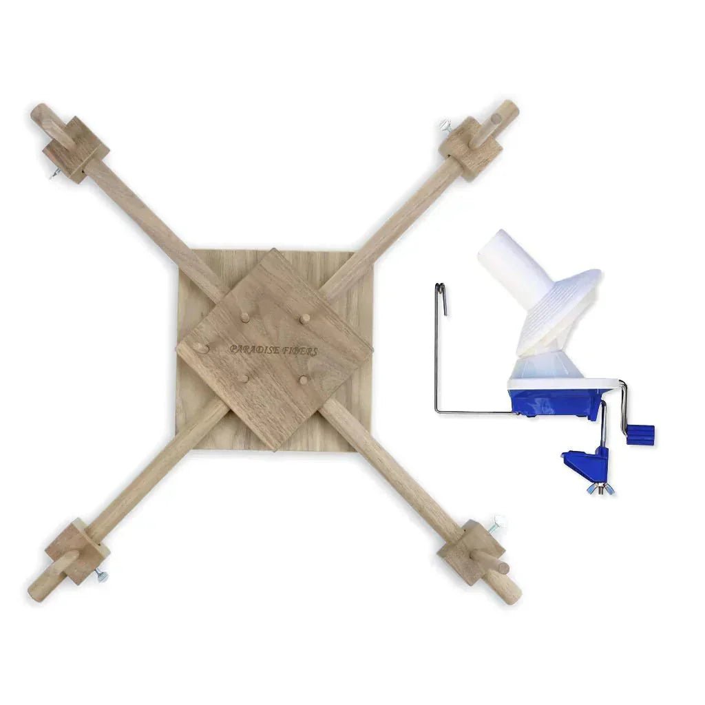 Want To Know How To Use a Ball Winder and Swift? - Paradise Fibers