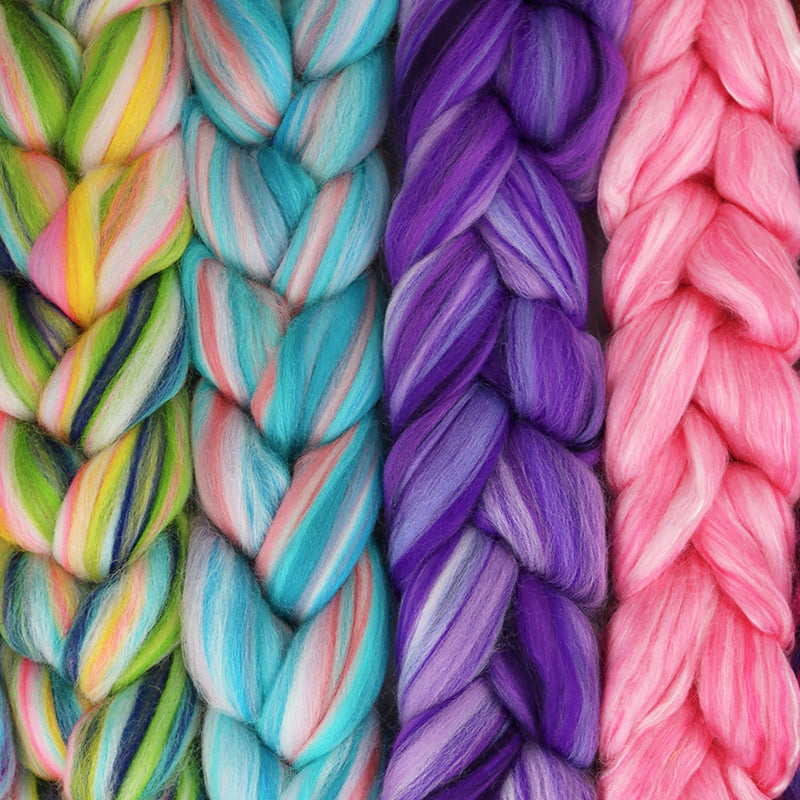 Glitter Merino and Stellina Blends