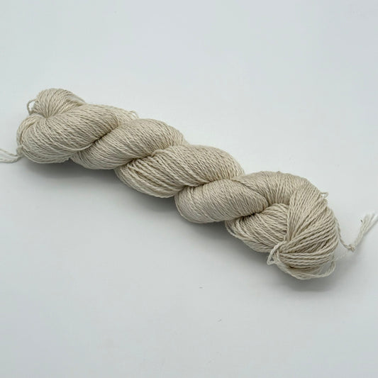 Polar - Polwarth/Tussah Undyed Fingering 4 Ply Yarn (Skein)
