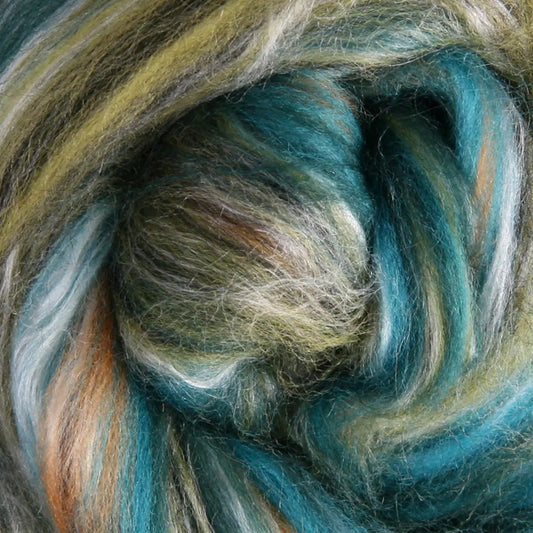 Ashford Silk Merino Sliver - 102 Peppercorns - 1oz-16oz Amounts