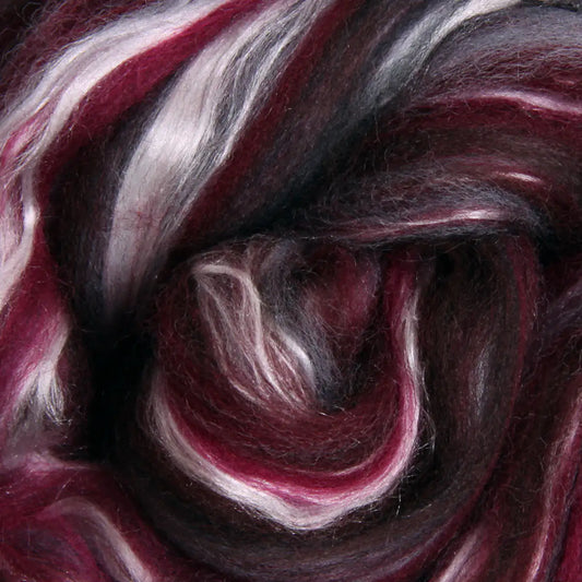 Ashford Silk Merino Sliver - 109 Storm - 1oz-16oz Amounts