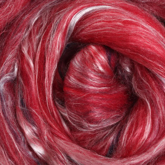 Ashford Silk Merino Sliver - 114 Berries - 1oz-16oz Amounts