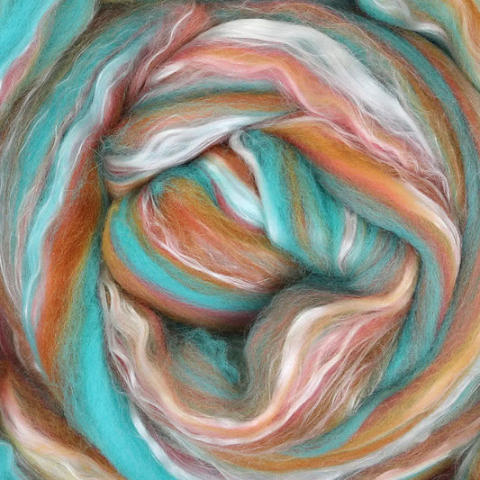 Ashford Silk Merino Sliver - 118 Arizona - 1oz-16oz Amounts