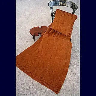 HOME IS WHERE THE HART IS Throw/Afghan Pattern by Fiber Trends - Leaflet