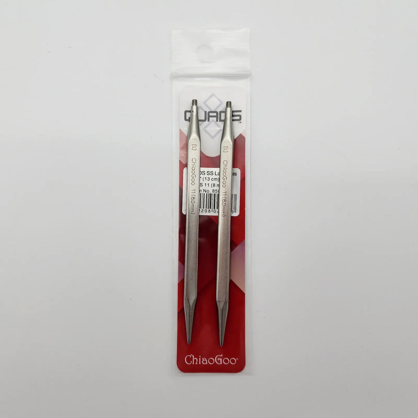 ChiaoGoo Quads 5" Square Interchangeable Knitting Needle Tips