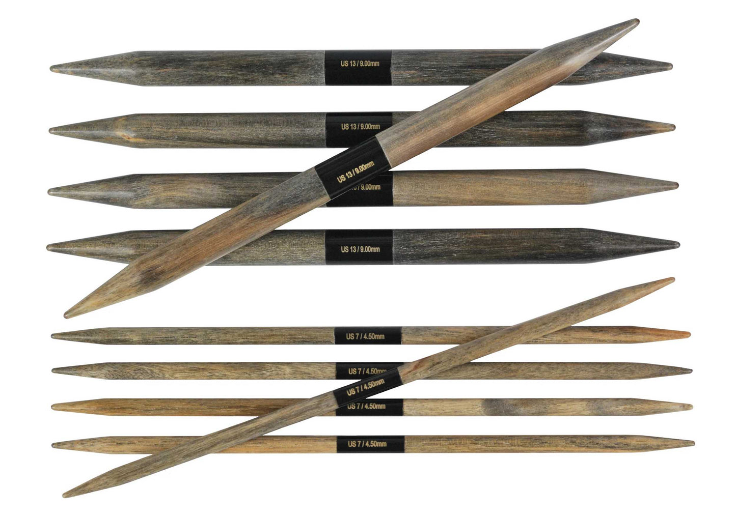 LYKKE Driftwood Double Pointed Knitting Needles