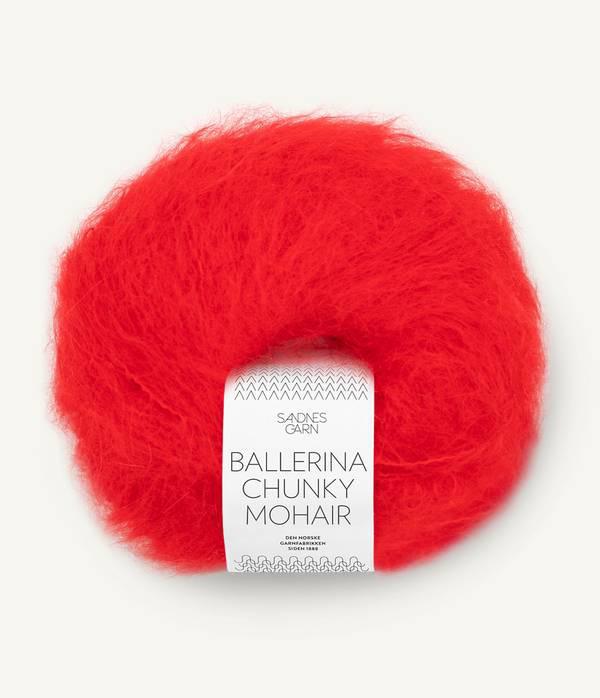 Sandnes Garn Ballerina Chunky Mohair - 4018 Scarlet Red