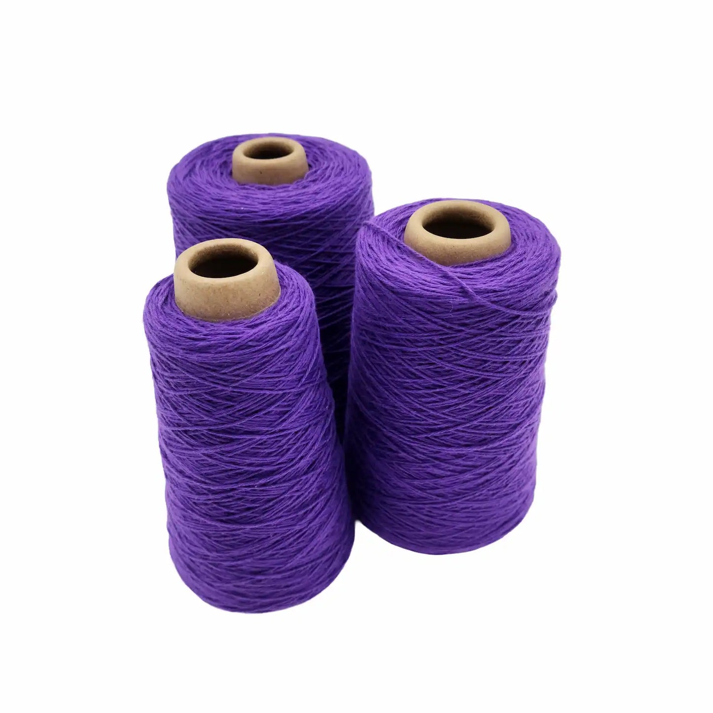 8/4 Cotton Weaving Yarn - Amethyst | Unmercerized Cones by Lofty Fiber