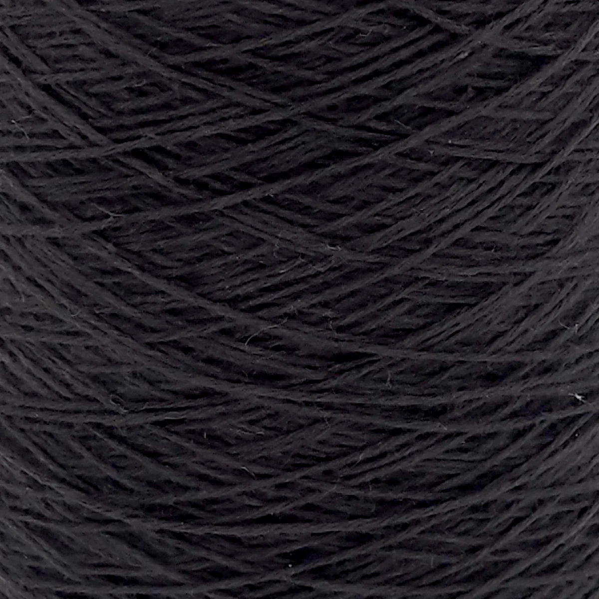 8/4 Cotton Weaving Yarn - Black | 4oz, 8oz, or 16oz Cones by Lofty Fiber