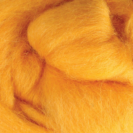 Ashford Solid Colored Corriedale Sliver - Cheesecake