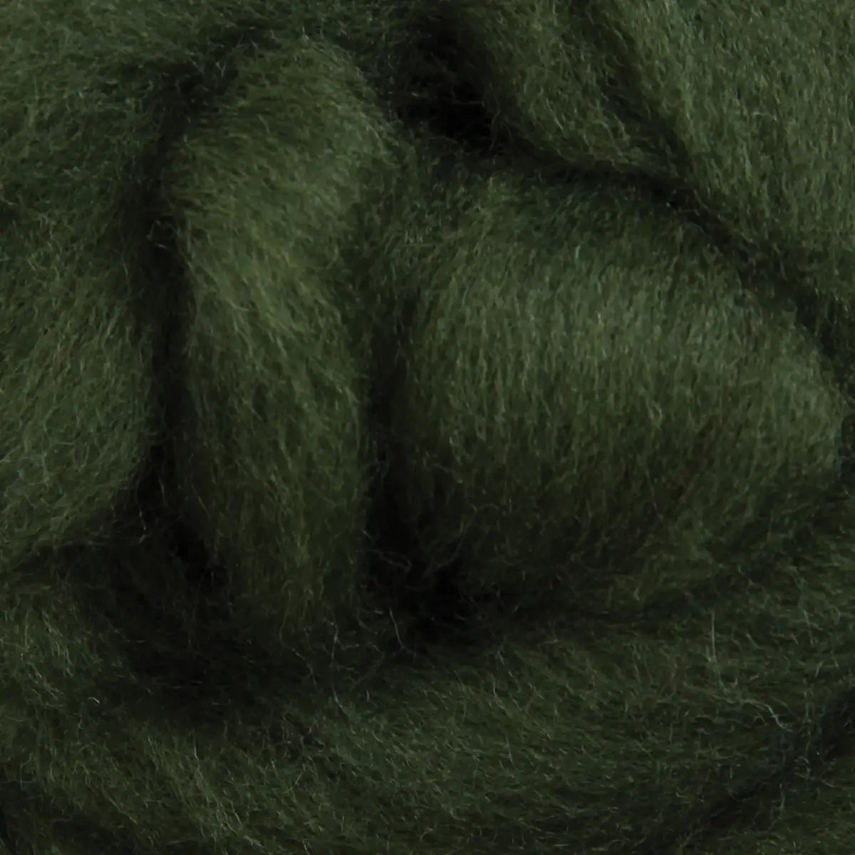 Ashford Solid Colored Corriedale Sliver - Fern Green