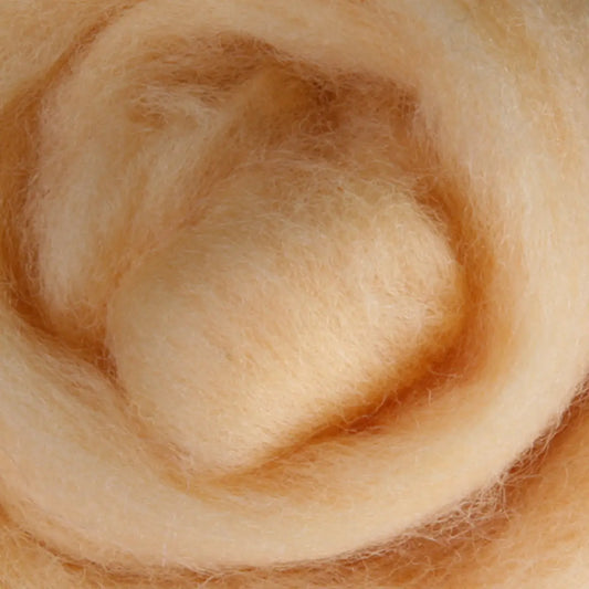 Ashford Solid Colored Corriedale Sliver - Honey