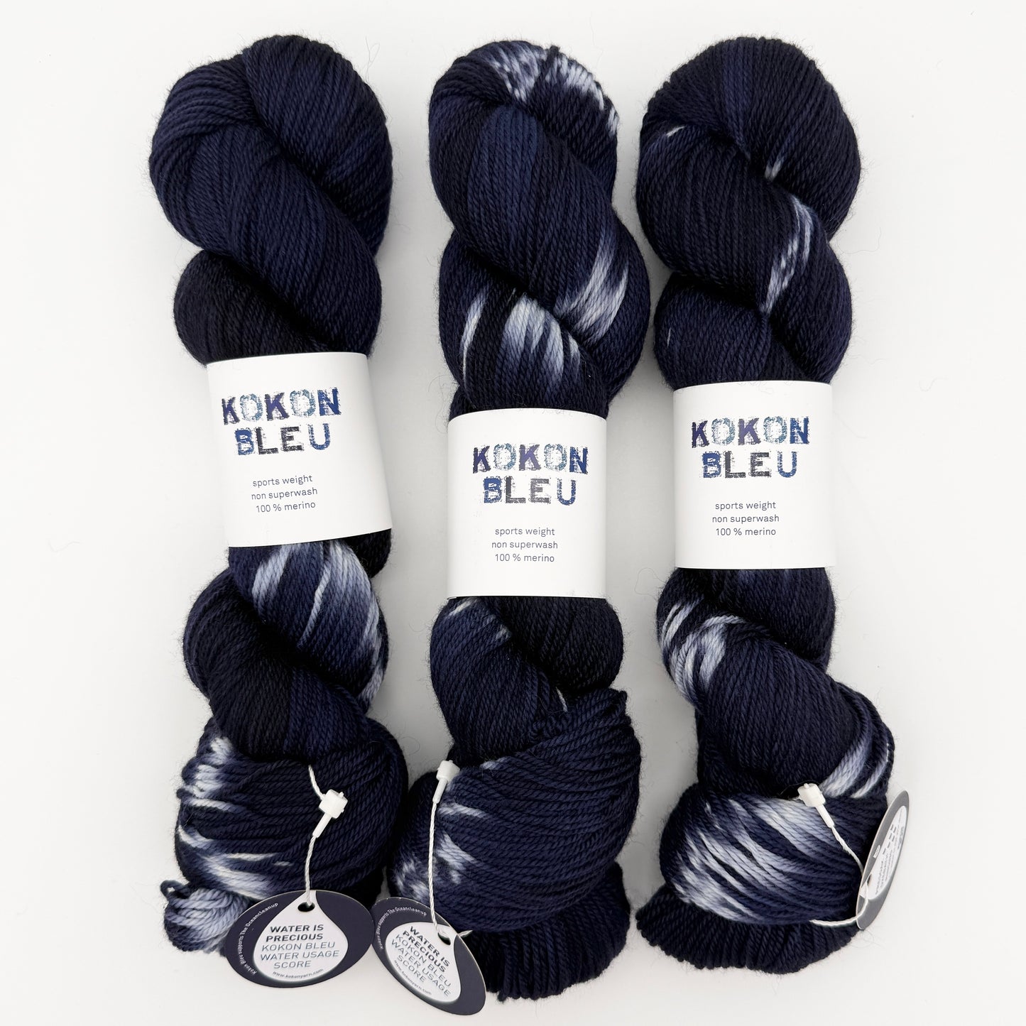 KOKON BLEU Organic Merino Sport Yarn