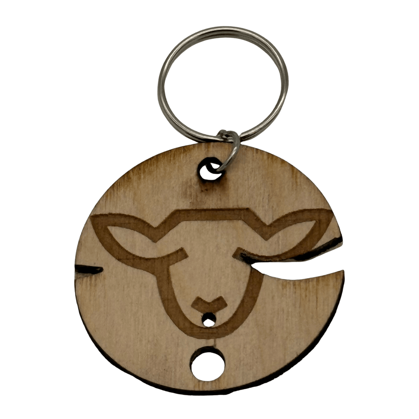 Paradise Fibers - Wooded Diz Sheep Keychain
