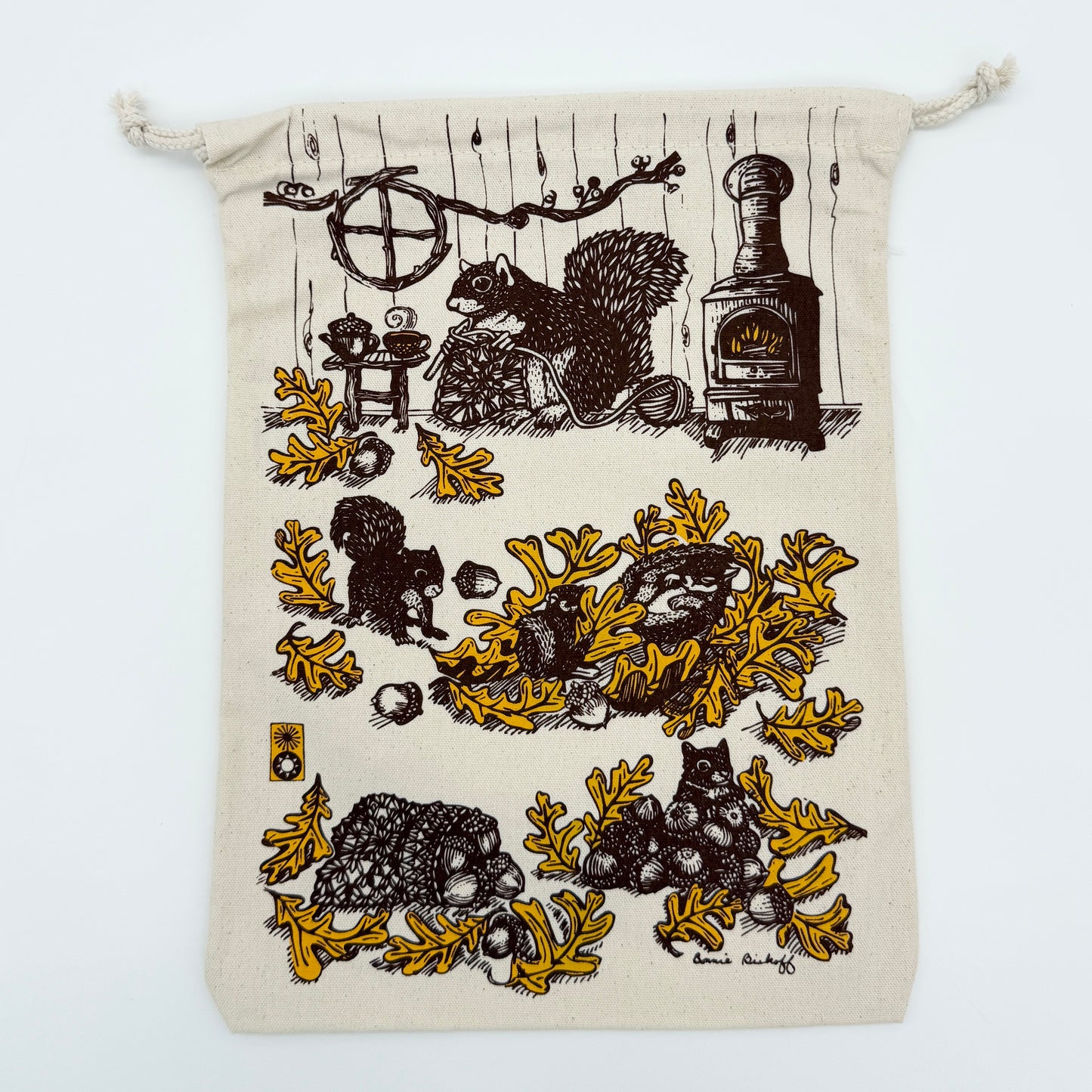 Bonnie Bishoff Drawstring Project Bag