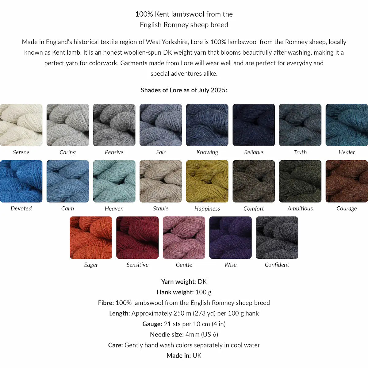 The Fibre Company - Lore | Lambswool DK Yarn