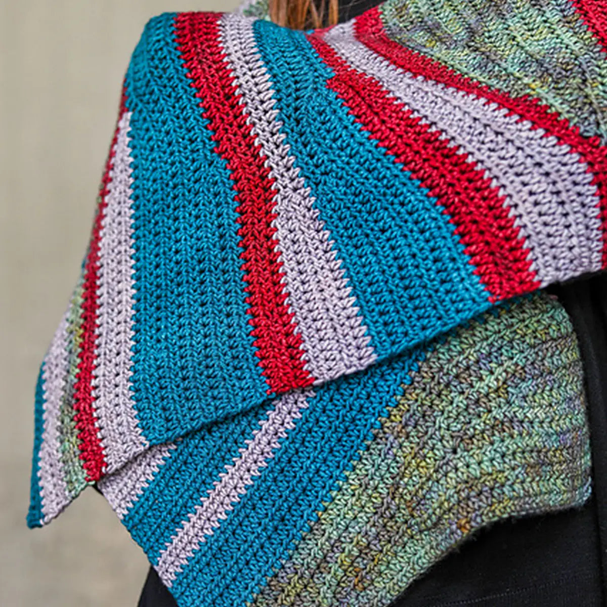 Tentacles Wrap - Malabrigo Crochet Shawl Pattern by Dora Ohrenstein