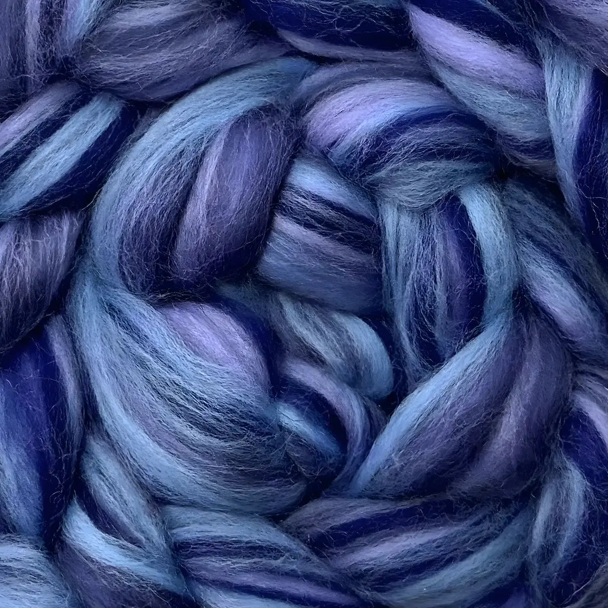 Multi Colored Merino Wool Top Northern Lights - Typhoon