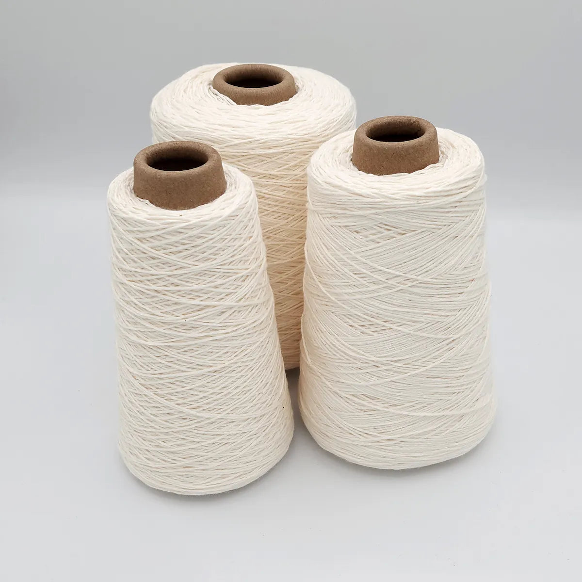 8/4 Cotton Weaving Yarn - Natural | 4oz, 8oz, or 16oz Cones by Lofty Fiber