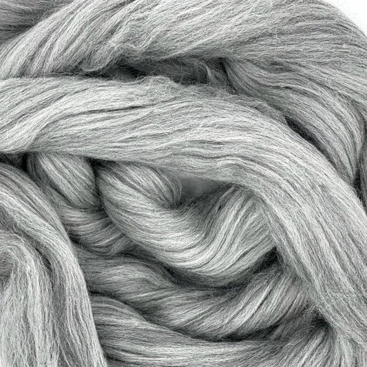 Natural Grey Merino Wool Top