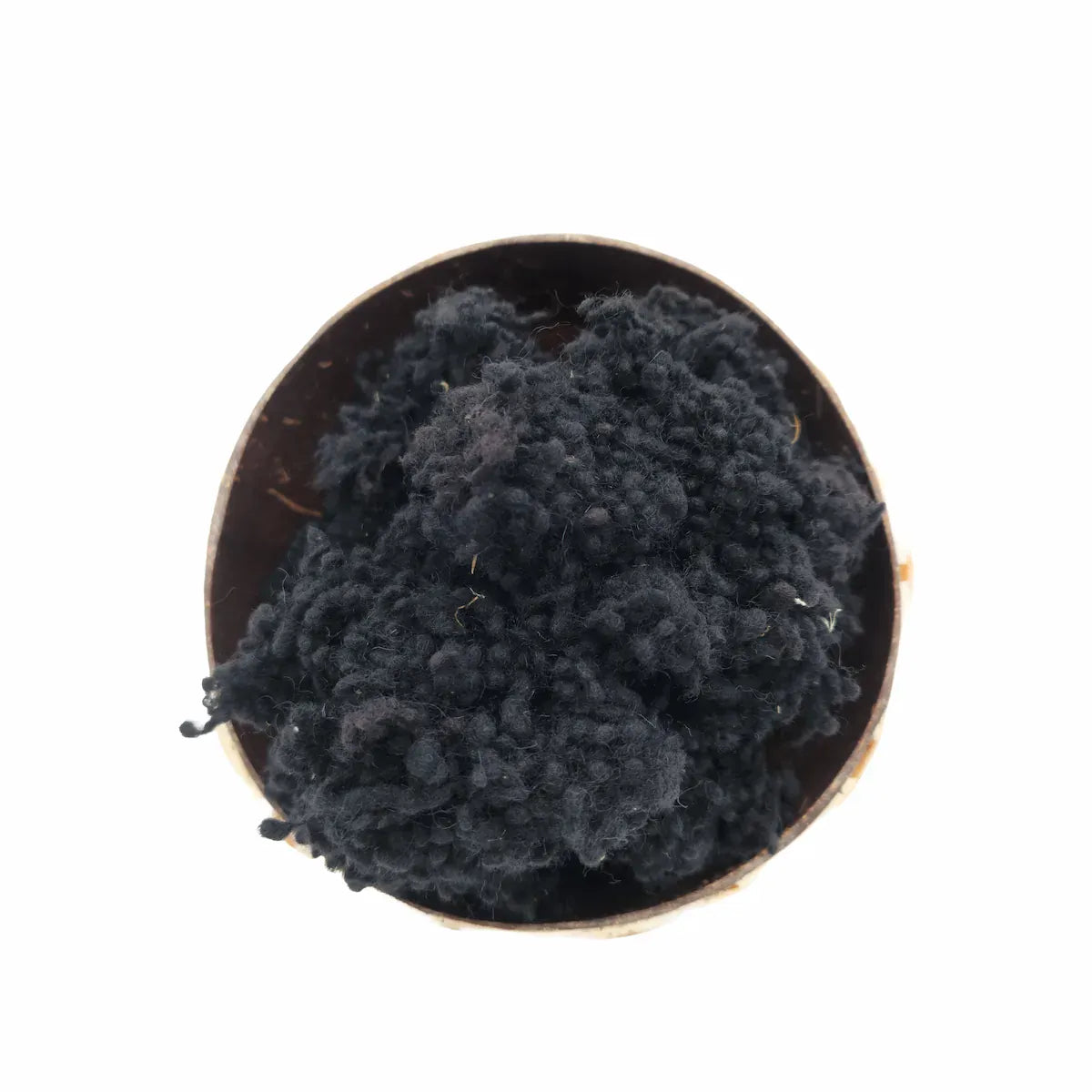 Black Wool Nepps - 100% Wool For Felting & Texture