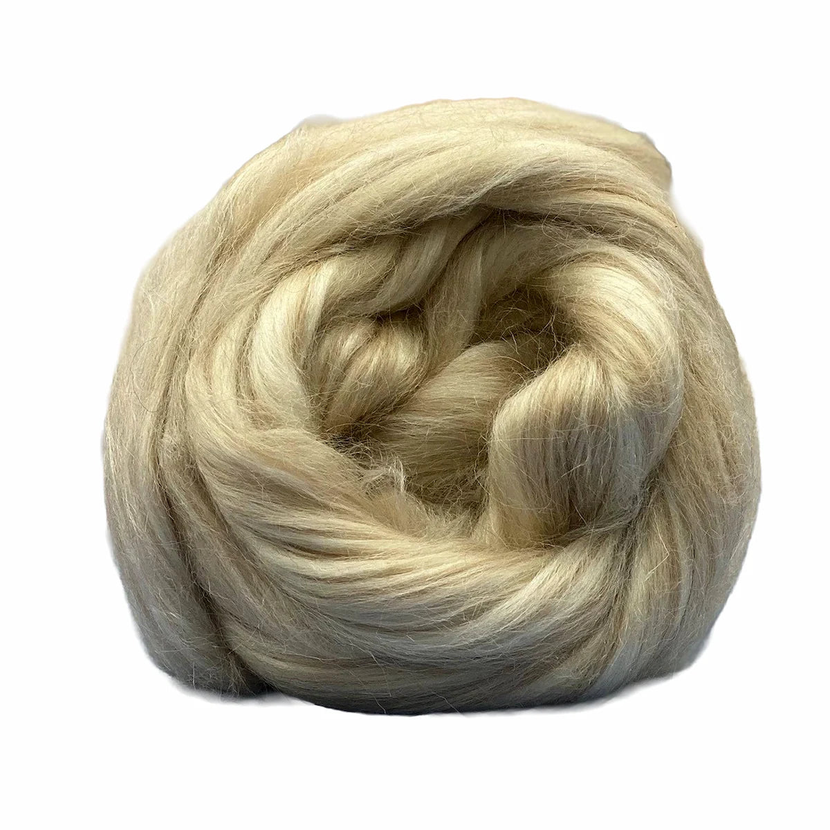 Fawn - Alpaca/Tussah Silk Fiber Top Blend