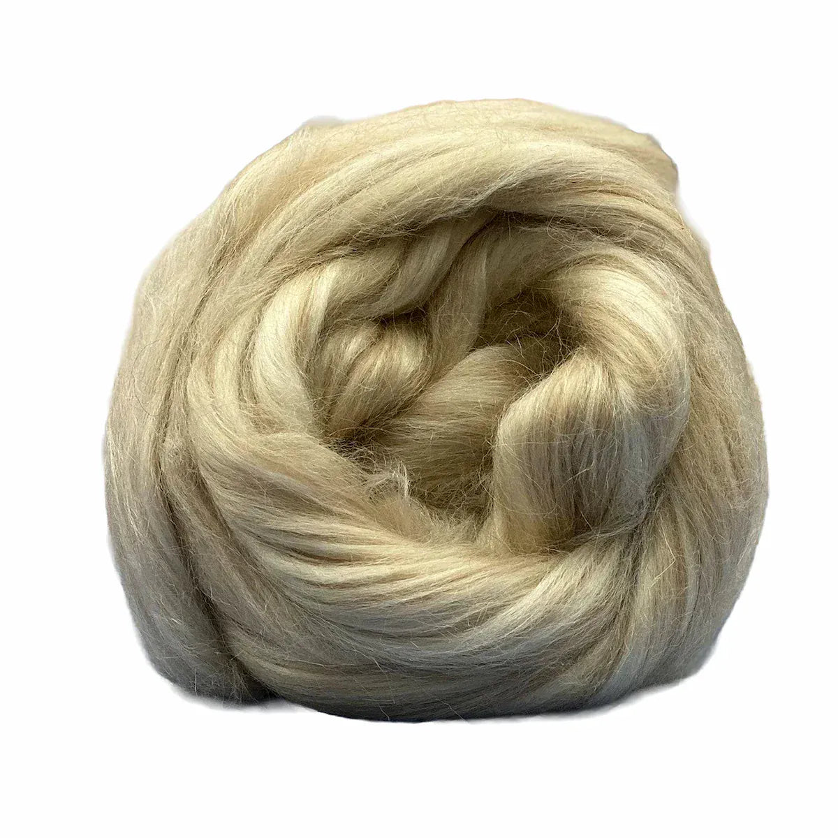 Fawn - Alpaca/Tussah Silk Fiber Top Blend