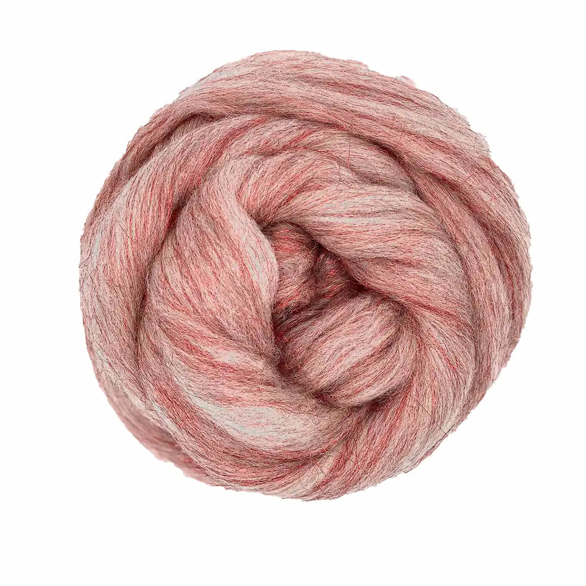 Glitter White/Red Fiber Blend - Merino & Stellina | Paradise Fibers