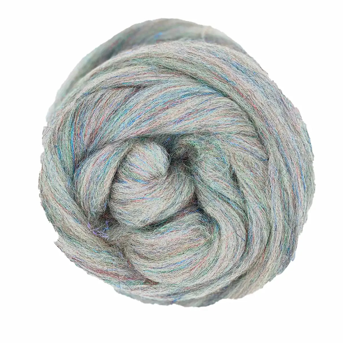 Glitter White/Multi-Color Fiber Blend - Merino & Stellina | Paradise Fibers