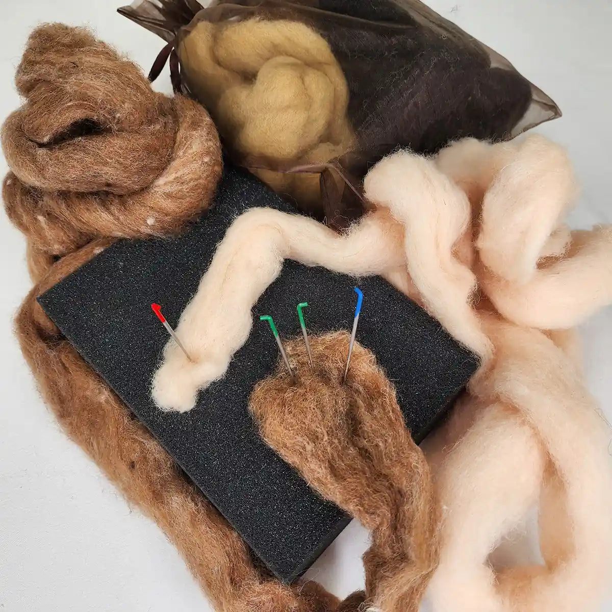 Needle Felting Starter Kit - Includes 4oz of Free Fiber!