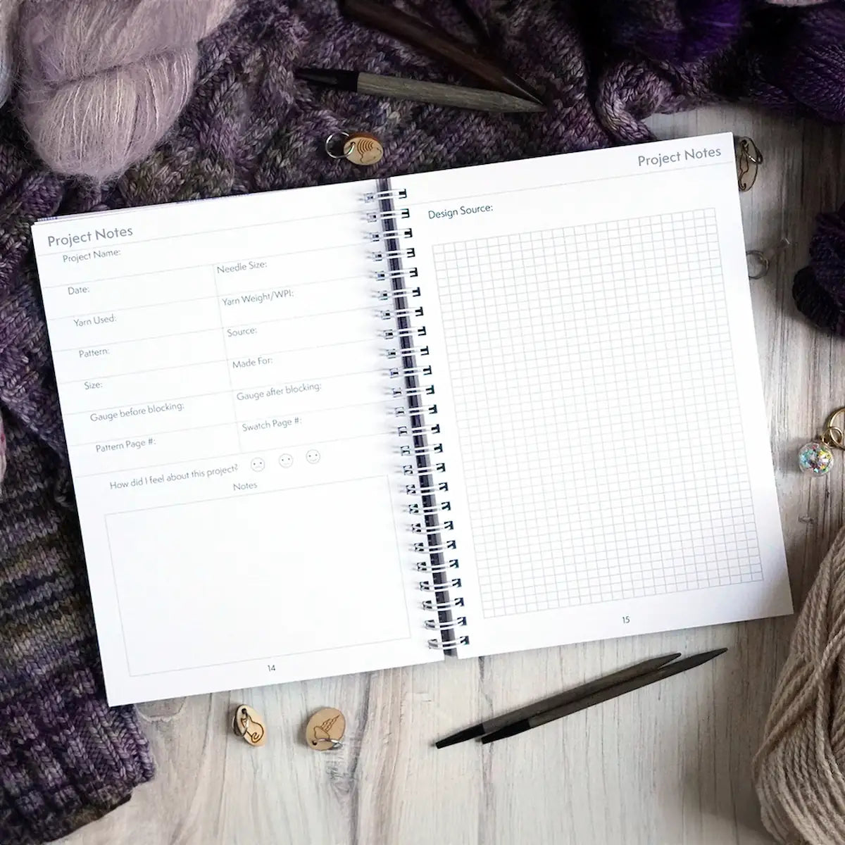 The Knitter's Design & Project Notebook - Assorted Colors