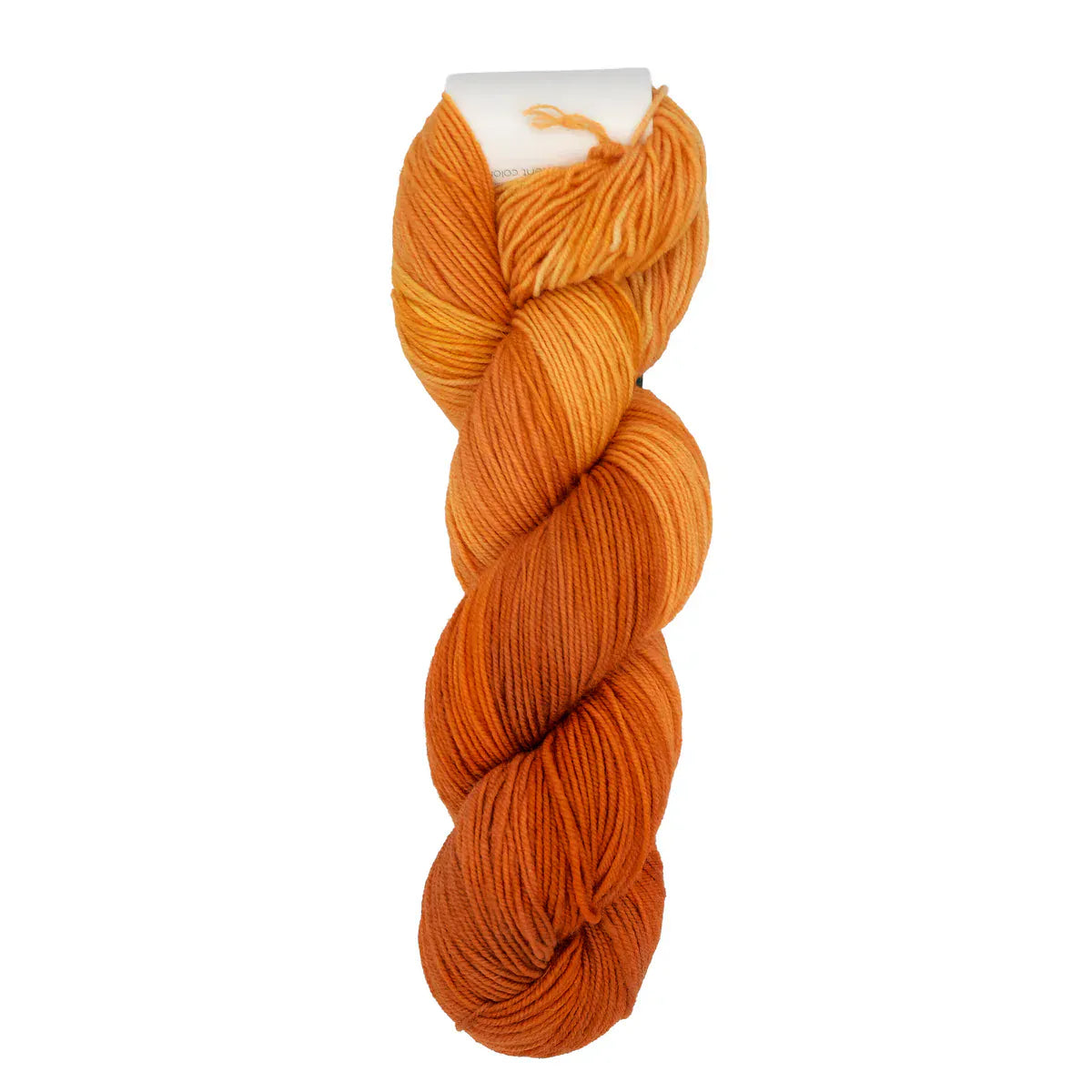 Pumpkinseed Orange - Semisolid Spruce Fingering Yarn