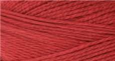 Red yarn close-up, screenshot June 4, 2025.