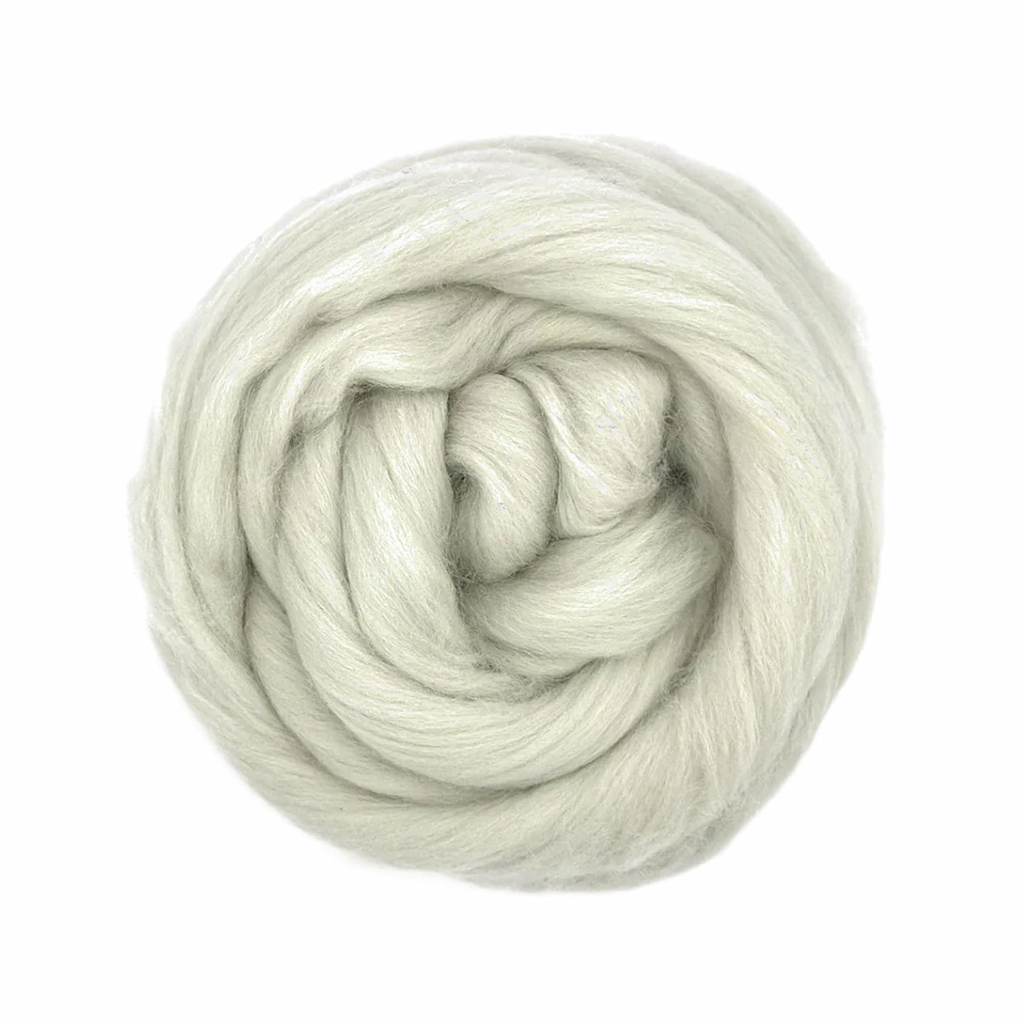 Paradise Fibers Solid Colored Merino Top - 70 Silver