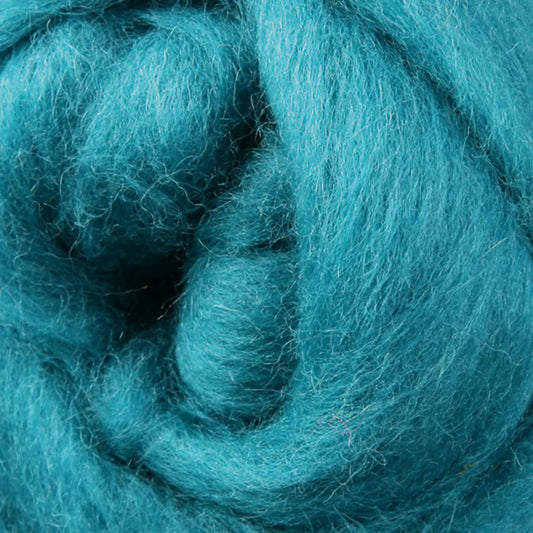 Ashford Solid Colored Corriedale Sliver - Spearmint