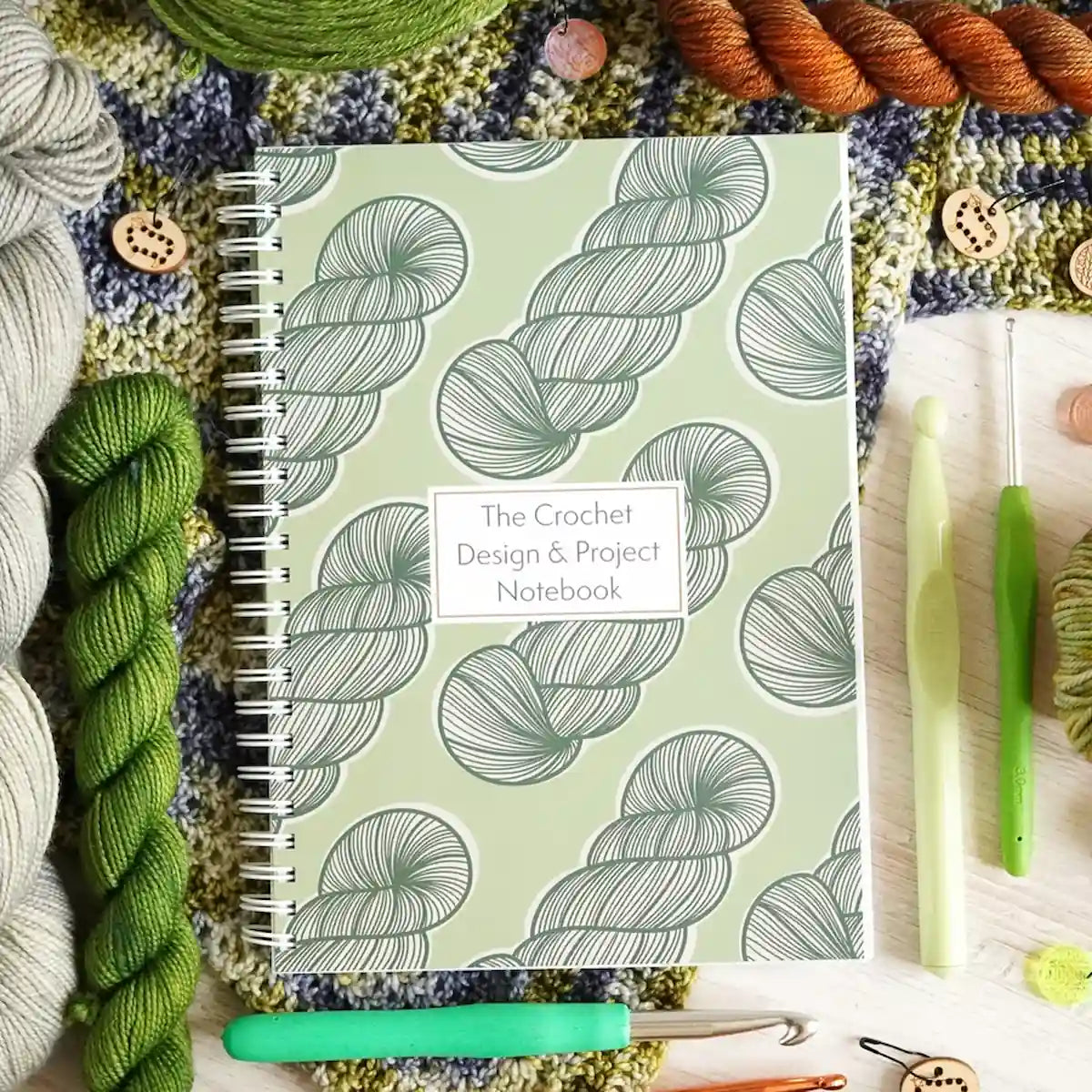 The Crochet Design & Project Notebook - Assorted Colors