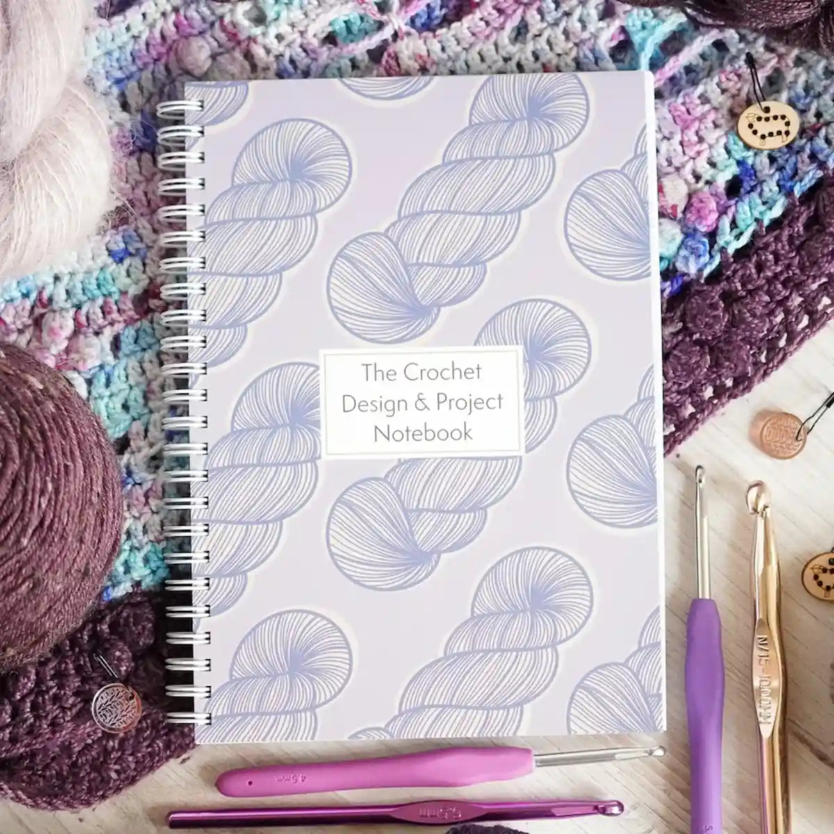 The Crochet Design & Project Notebook - Assorted Colors