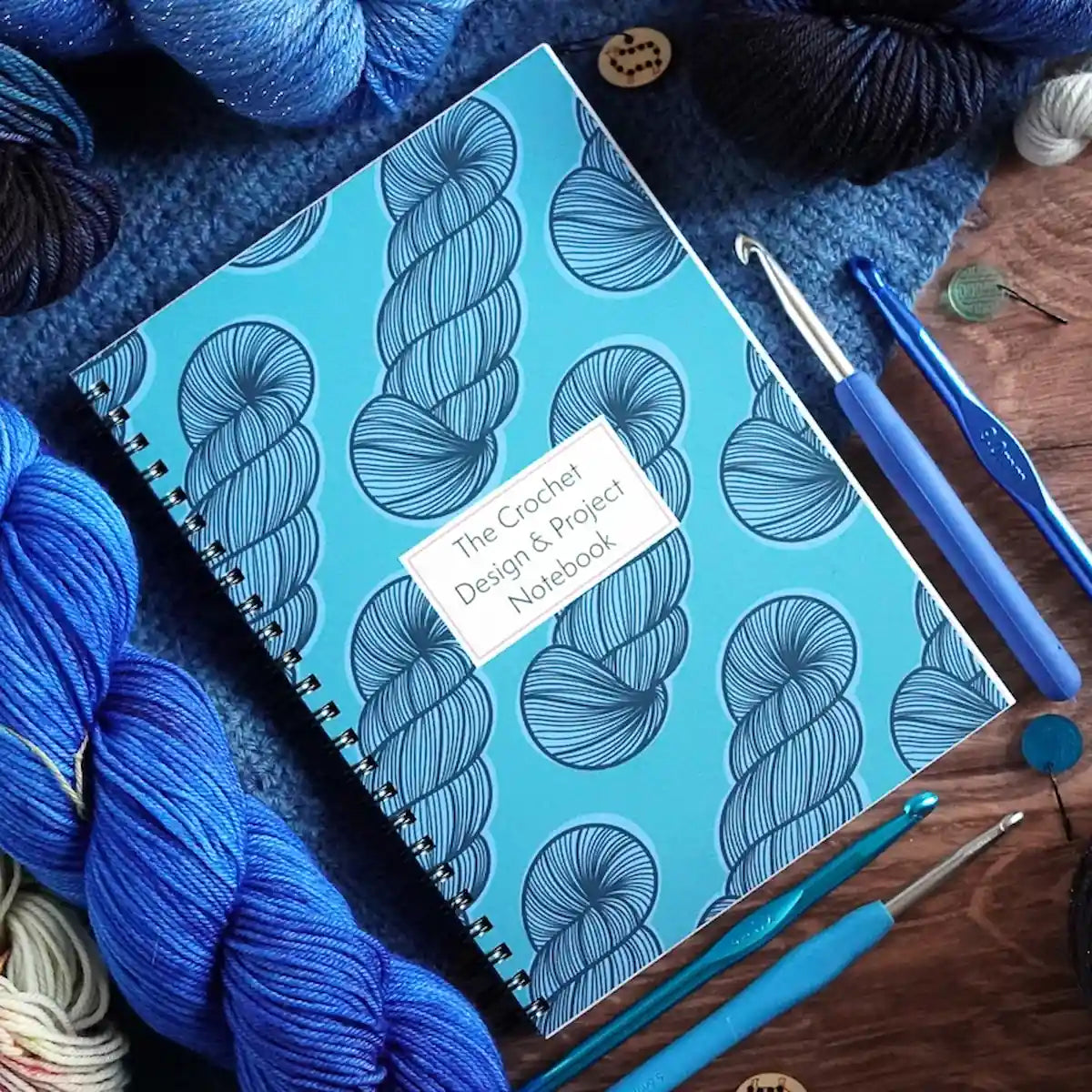 The Crochet Design & Project Notebook - Assorted Colors