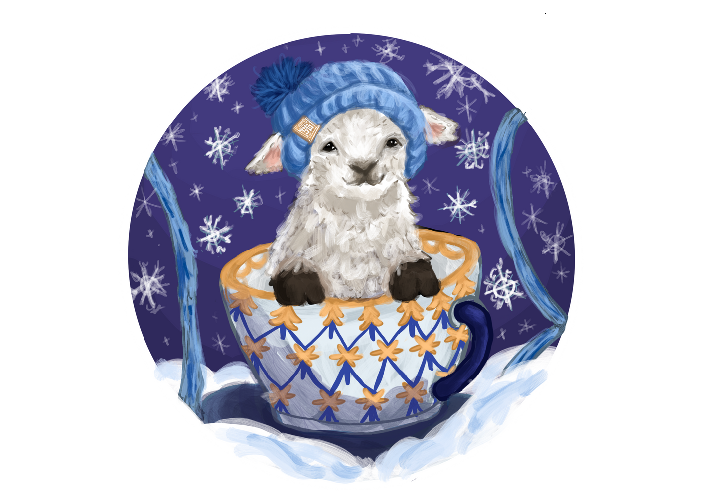 Paradise Fibers Sheep Stickers