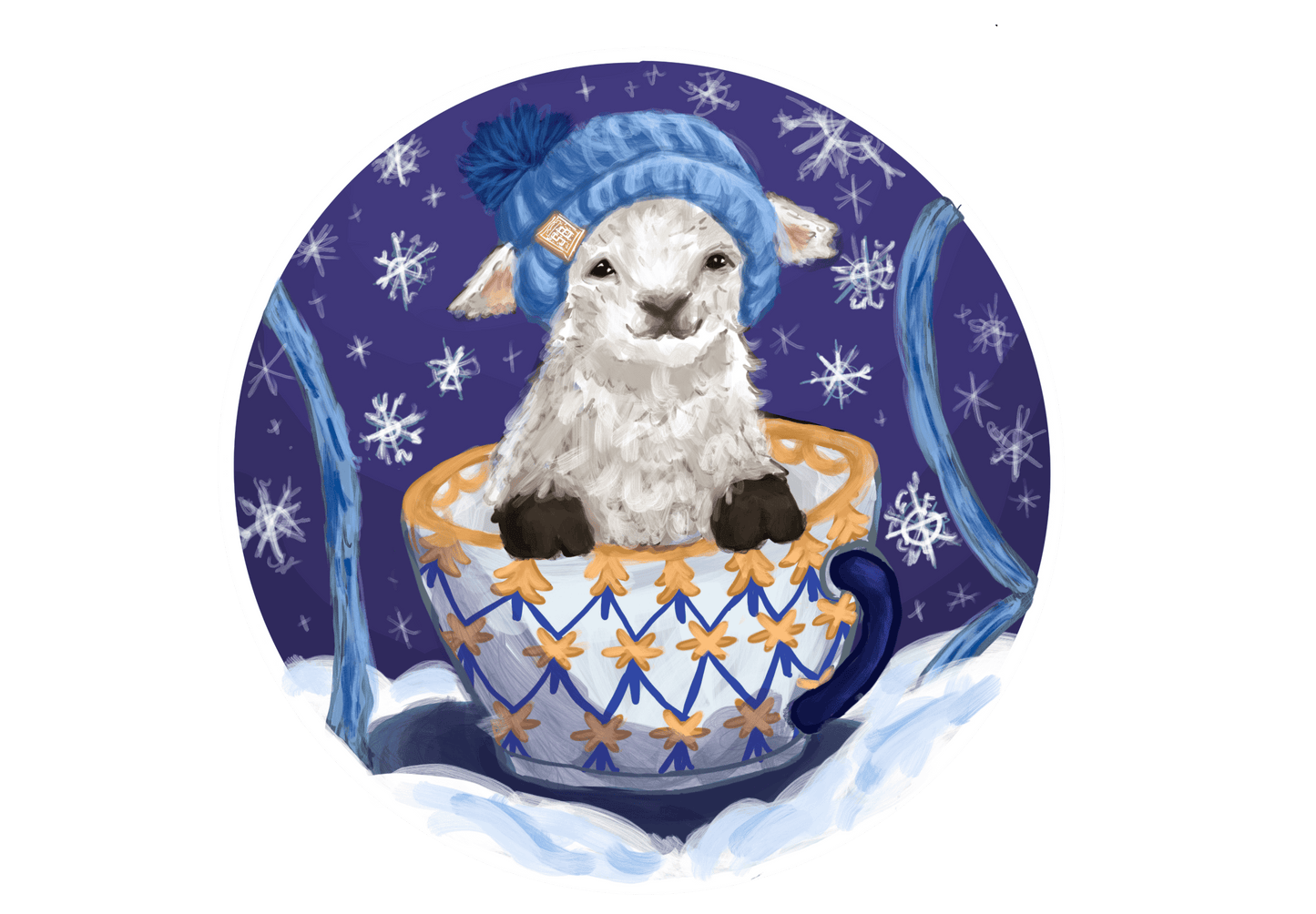 Paradise Fibers Sheep Stickers
