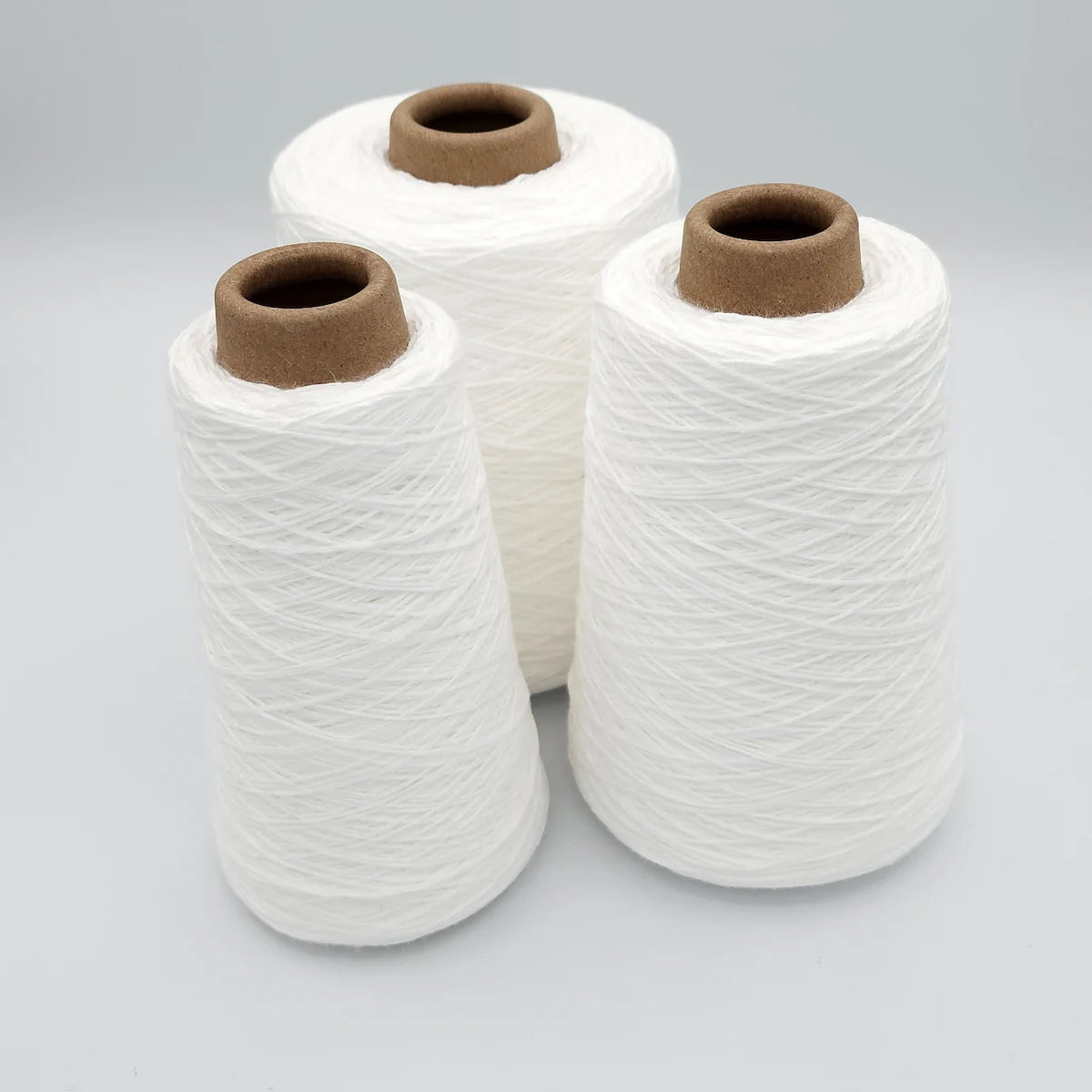 8/4 Cotton Weaving Yarn - White | 4oz, 8oz, or 16oz Cones by Lofty Fiber