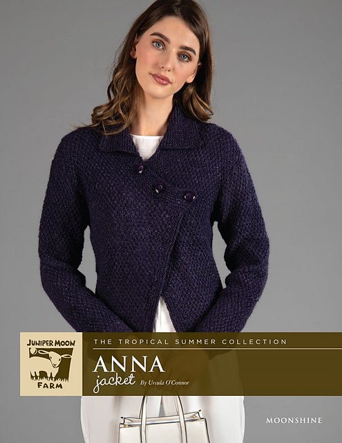 ANNA JACKET Pattern by Juniper Moon - Leaflet - Paradise Fibers