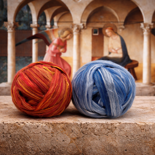 Paradise Fibers Mary's Robe – 75% Shetland Wool, 25% Mulberry Silk Fiber Blend