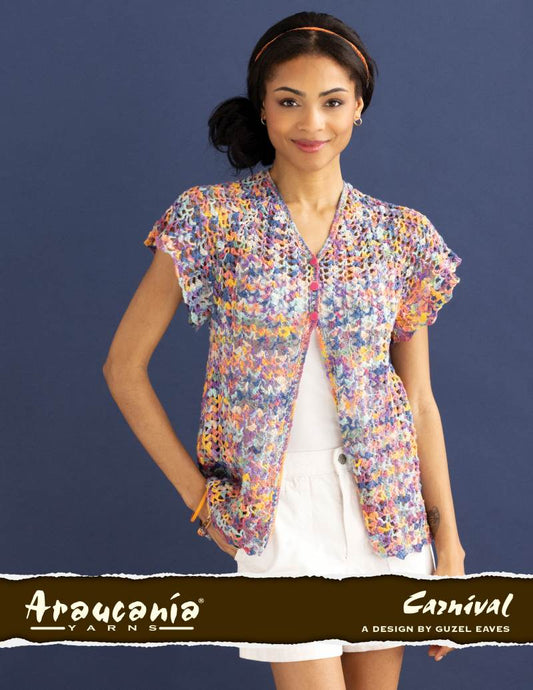 Araucania Forever Susan Cardigan Pattern Leaflet - Paradise Fibers