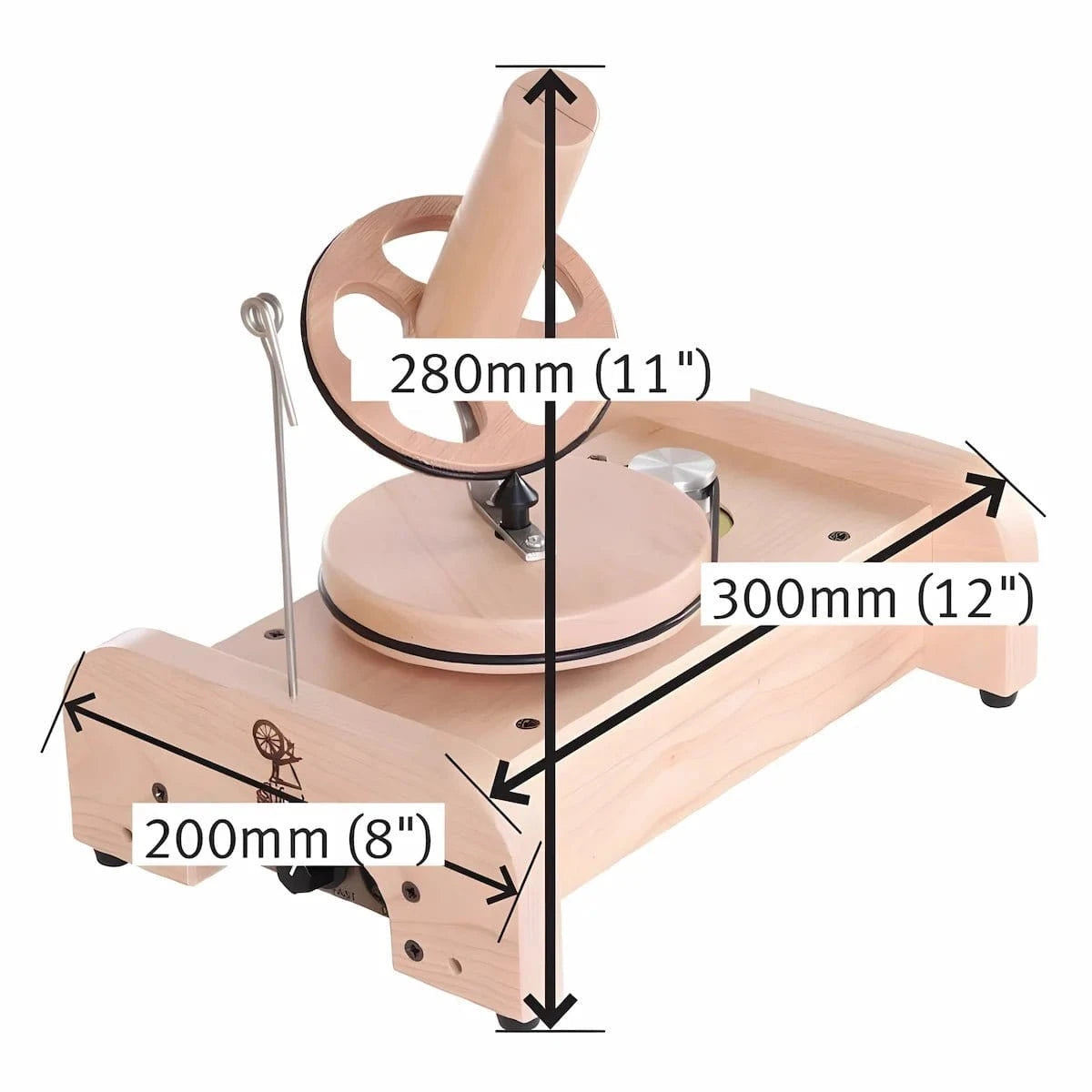 Ashford E - Ball Winder - Electric Yarn Ball Winder with Footswitch - Paradise Fibers