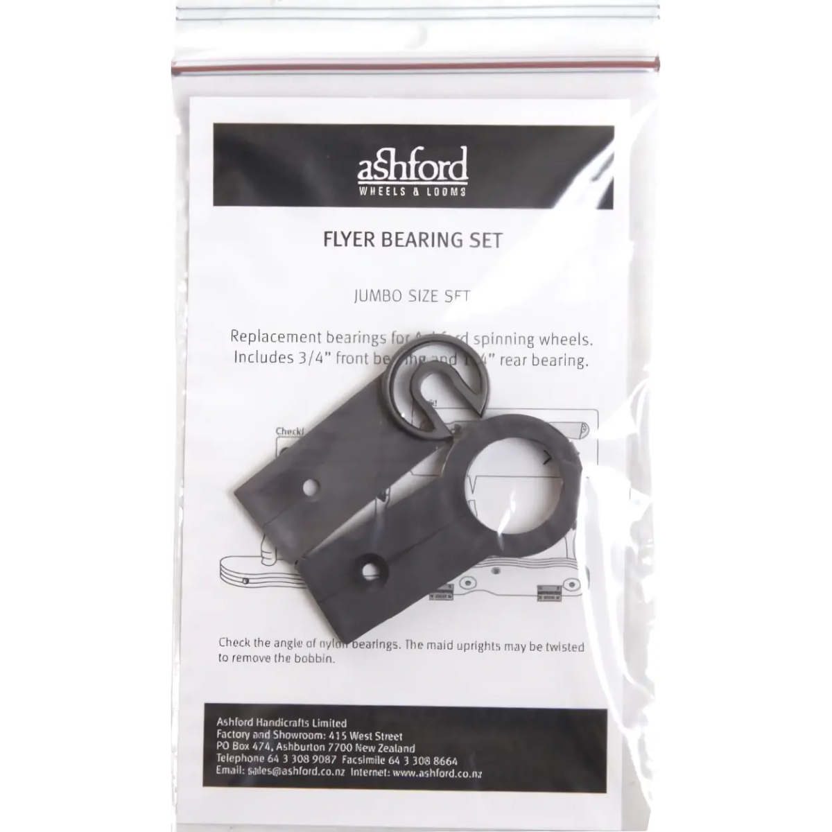 Ashford Flyer Bearing Jumbo Set - Paradise Fibers