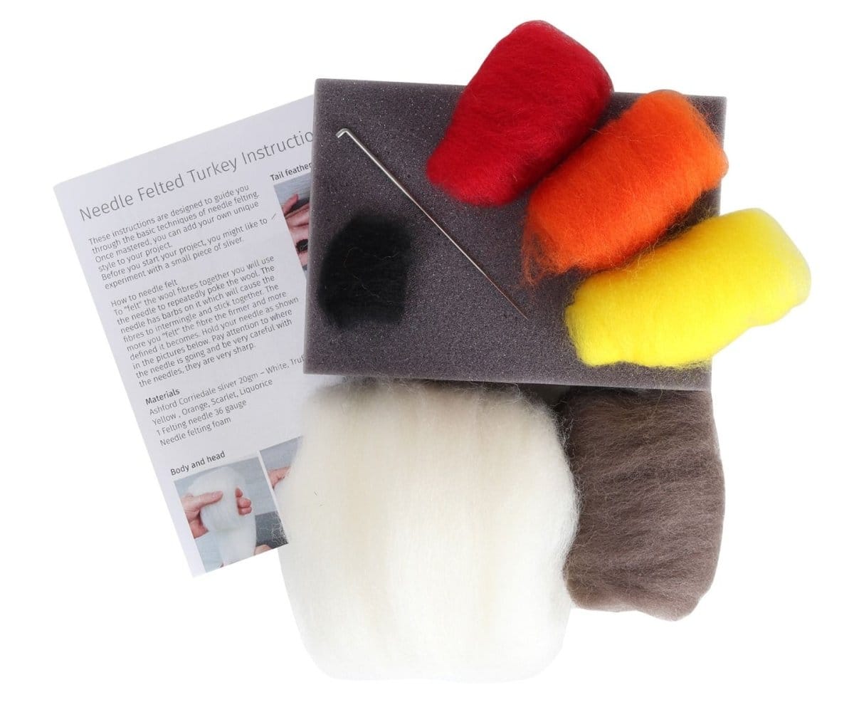 Ashford Needle Felting Kit - Turkey - Paradise Fibers