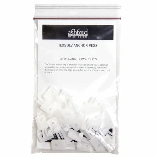 Ashford Texsolv Anchor Pegs - 25 Pieces - Paradise Fibers