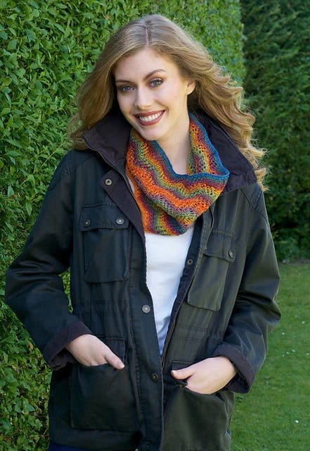 AURELIA COWL Pattern from Queensland Leaflet - Paradise Fibers