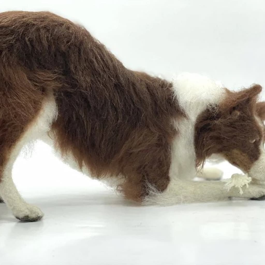 Benji the Border Collie Needle Felting Kit - Paradise Fibers
